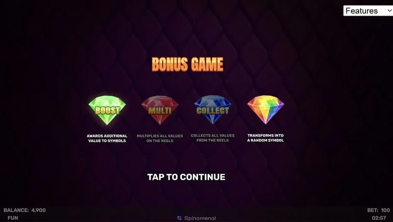 3 Sparking Crowns gra bonusowa